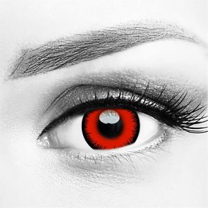 Cardinal Red Halloween Costume Contacts